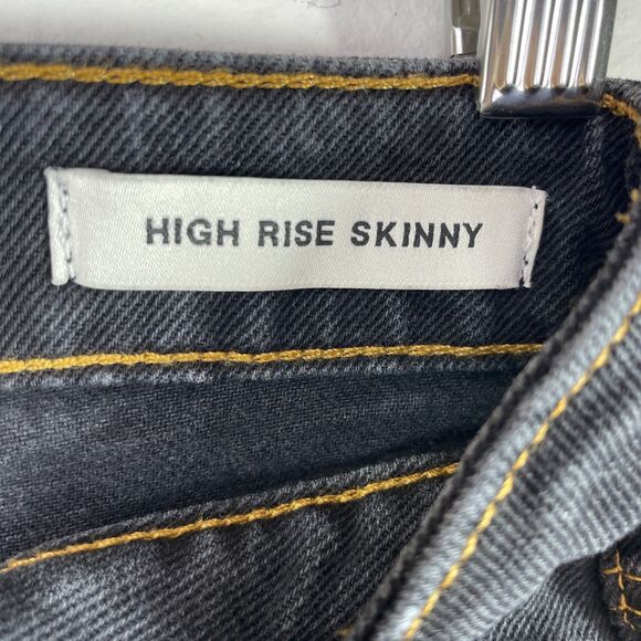 Guess Jeans 25x27 Guess Black Jeans Button Fly Guess High Rise Skinny 25 Guess - Picture 5 of 15